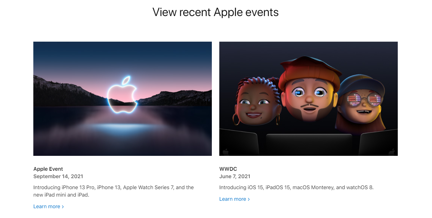 Apple marketing example