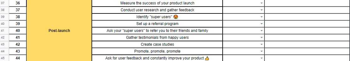 Product Launch Timeline Template example