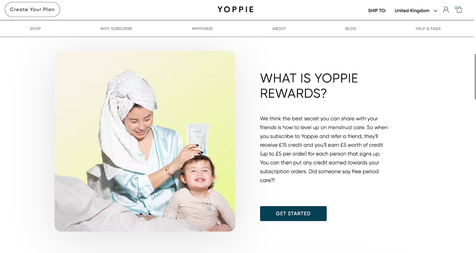 Referral marketing example 3 by Yoppie